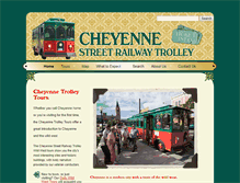 Tablet Screenshot of cheyennetrolley.com